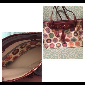 Dooney & Bourke medallion tassel tote